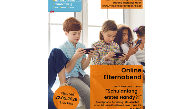 Schulanfang – erstes Handy?! Kostenloser Online-Elternabend