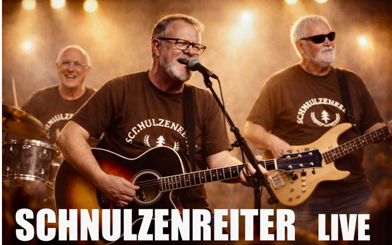 Die Schnulzenreiter begeistern ihr Publikum mit mitreißender Bühnenpräsenz, packenden Rhythmen und einem Sound, der direkt ins Ohr und in die Beine geht.