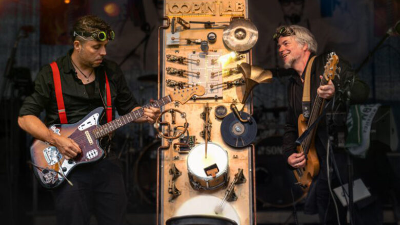 Loopin`Lab mit ihrer Steampunk-Maschine „Ghost“