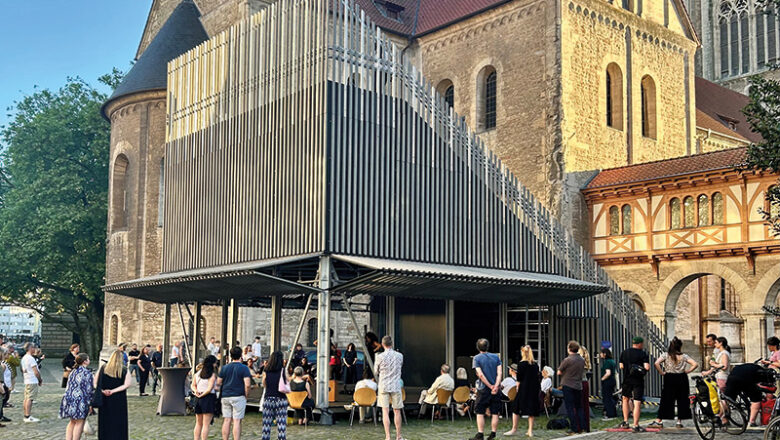 Temporärer Architekturpavillon in engerer Wahl für Niedersächsischen Staatspreis